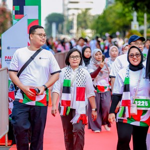 Race photo from WALK FOR PALESTINE