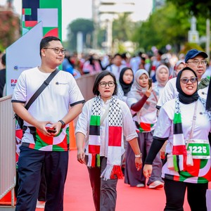 Race photo from WALK FOR PALESTINE