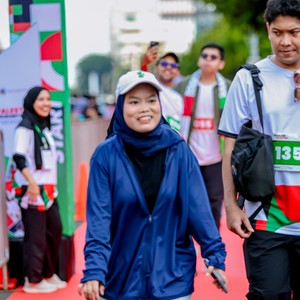 Race photo from WALK FOR PALESTINE