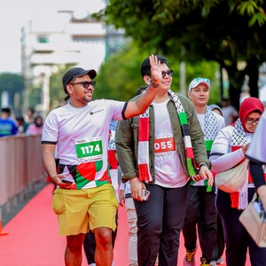 Race photo from WALK FOR PALESTINE