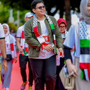 Race photo from WALK FOR PALESTINE