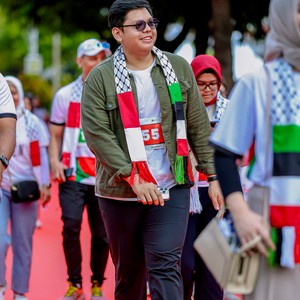 Race photo from WALK FOR PALESTINE