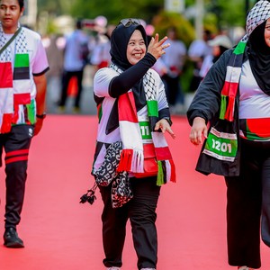 Race photo from WALK FOR PALESTINE