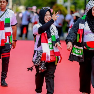 Race photo from WALK FOR PALESTINE