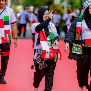 Race photo from WALK FOR PALESTINE