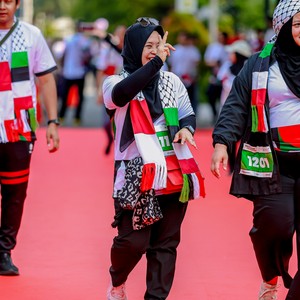 Race photo from WALK FOR PALESTINE