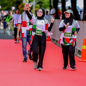 Race photo from WALK FOR PALESTINE