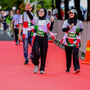 Race photo from WALK FOR PALESTINE