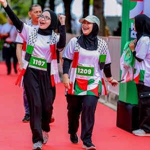 Race photo from WALK FOR PALESTINE