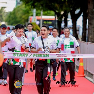 Race photo from WALK FOR PALESTINE