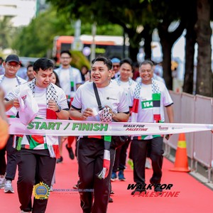 Race photo from WALK FOR PALESTINE