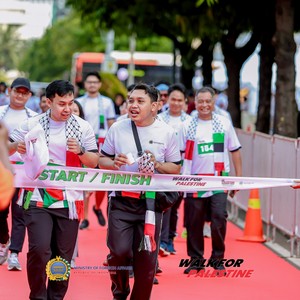 Race photo from WALK FOR PALESTINE