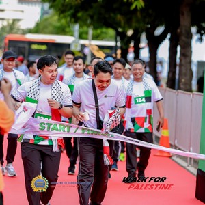 Race photo from WALK FOR PALESTINE
