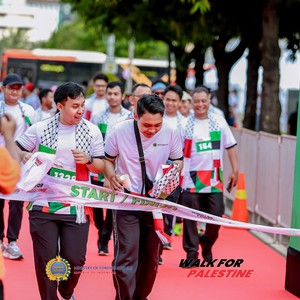 Race photo from WALK FOR PALESTINE
