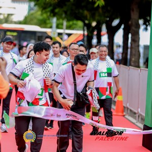 Race photo from WALK FOR PALESTINE