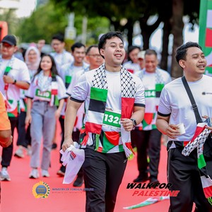 Race photo from WALK FOR PALESTINE