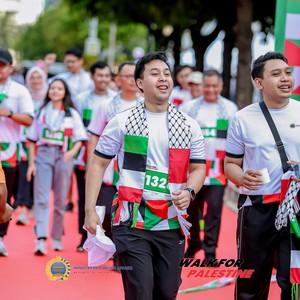 Race photo from WALK FOR PALESTINE