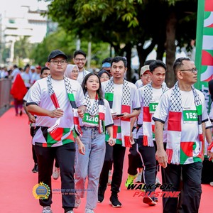 Race photo from WALK FOR PALESTINE