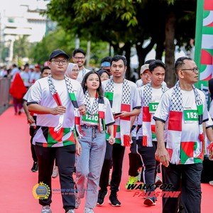Race photo from WALK FOR PALESTINE