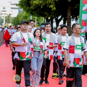 Race photo from WALK FOR PALESTINE