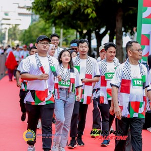 Race photo from WALK FOR PALESTINE