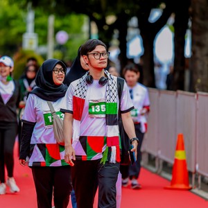 Race photo from WALK FOR PALESTINE