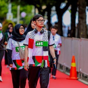 Race photo from WALK FOR PALESTINE