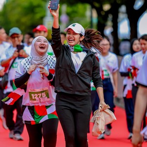 Race photo from WALK FOR PALESTINE