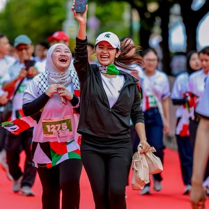 Race photo from WALK FOR PALESTINE
