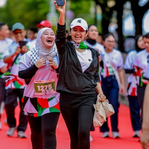 Race photo from WALK FOR PALESTINE