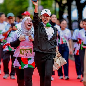 Race photo from WALK FOR PALESTINE