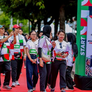 Race photo from WALK FOR PALESTINE