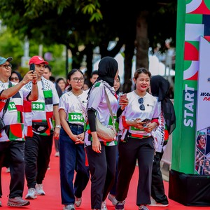 Race photo from WALK FOR PALESTINE