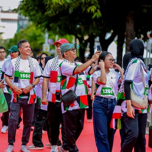 Race photo from WALK FOR PALESTINE