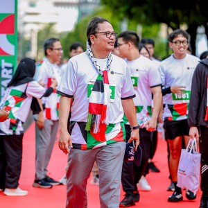 Race photo from WALK FOR PALESTINE