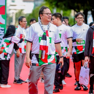 Race photo from WALK FOR PALESTINE