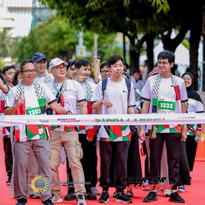 Race photo from WALK FOR PALESTINE