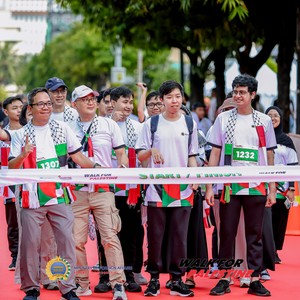 Race photo from WALK FOR PALESTINE