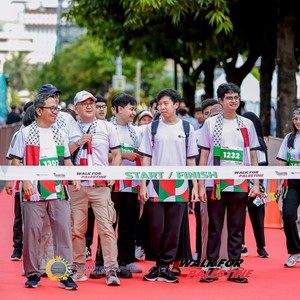Race photo from WALK FOR PALESTINE