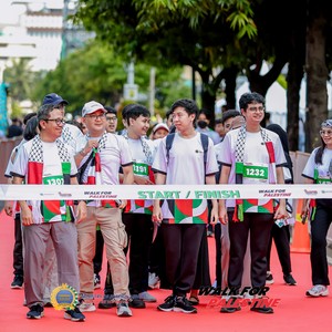 Race photo from WALK FOR PALESTINE