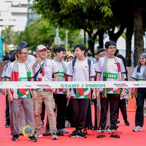 Race photo from WALK FOR PALESTINE