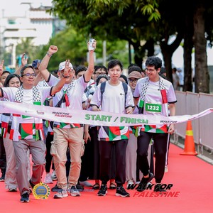 Race photo from WALK FOR PALESTINE