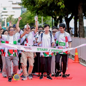 Race photo from WALK FOR PALESTINE
