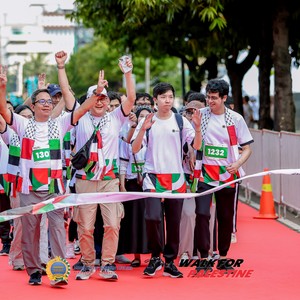 Race photo from WALK FOR PALESTINE