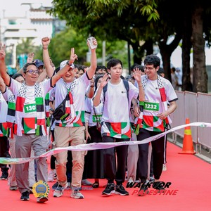Race photo from WALK FOR PALESTINE