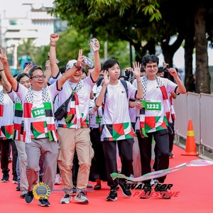 Race photo from WALK FOR PALESTINE