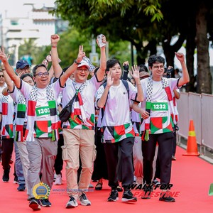 Race photo from WALK FOR PALESTINE