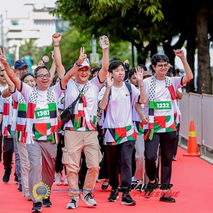 Race photo from WALK FOR PALESTINE
