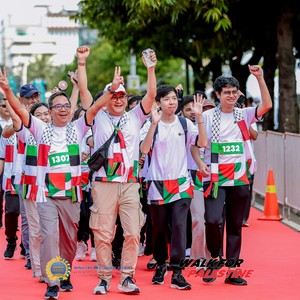 Race photo from WALK FOR PALESTINE