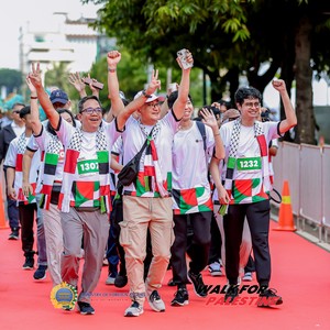 Race photo from WALK FOR PALESTINE
